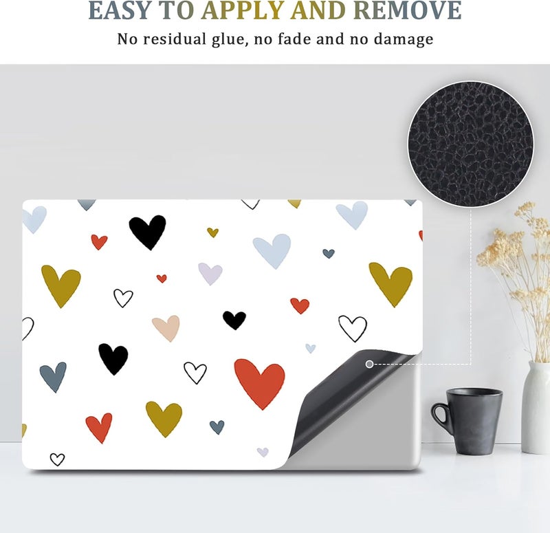 Lauspuck Laptop Notebook Skin Sticker Cover Decal, 12 13 13.3 14 15 15.4 15.6 inch Laptop Vinyl Skin Sticker Cover Art Protector Decal Universal, Love Heart - Image 3